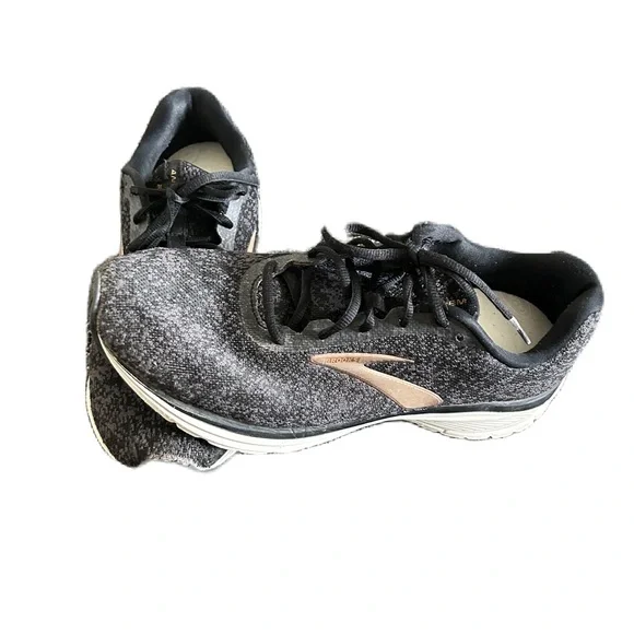 Brooks Anthem 2 Black Grey Running Sneakers Shoes Mens Size 10 - Picture 5 of 9